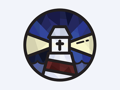 Stained Glass Church Logo