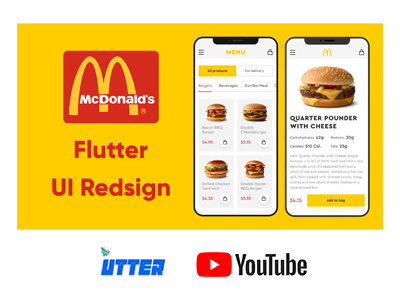 McDonald's app Thumbnail app app design app developer app developers app development app development company branding design graphic design mcdonalds ui