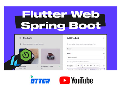 Flutter Web & Spring Boot Thumbnail