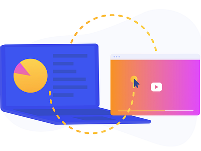 Laptop branding design flat illustration minimal ui web