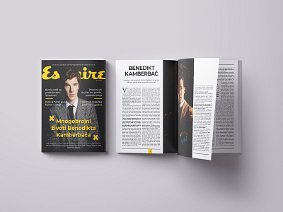 Magazine - Esquire design designs graphicdesgn graphicdesign magazine magazine cover magazine design