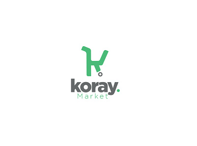 koray market app branding design flat illustrator logo vector