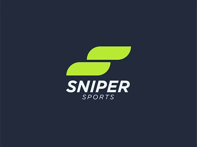 SNIPER SPORTS LOGO app branding design flat icon illustrator logo typography vector