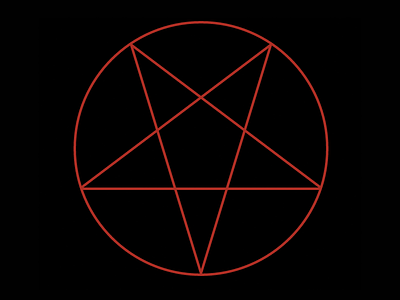 css pentagram css shapes occult pentagram satan