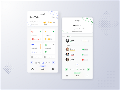 Smart Home App Part 1 app mobile smarthome ui