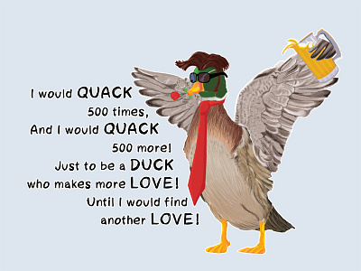 To Quack Or Not To Quack cartoon comic duck fun love quack