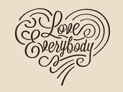 Love Everybody LogoType logo type
