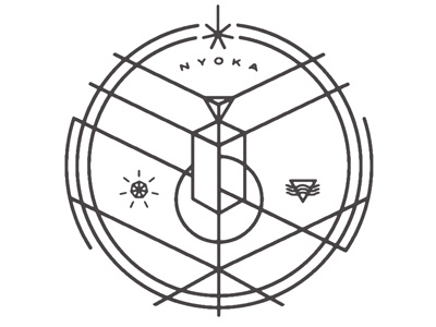 Nyoka - Tshirt Design Concept badge tshirt