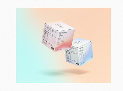 Cura - Daily Supplements box branding design dna gradient graphic design health logo packaging typography vitamin