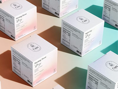 Packaging Design - Cura Your Daily Supplement branding design gradient graphic design health illustration logo vitamin