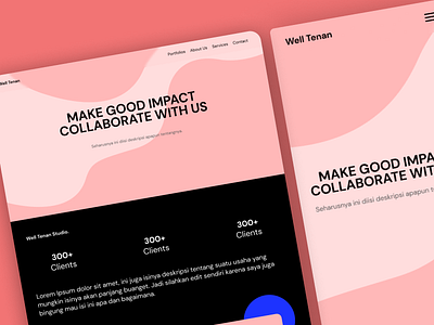 Well Tenan Landing Page