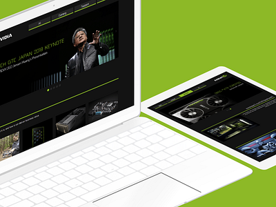 Nvidia Website Redesign