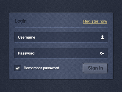 Login Form button check form hybrid impressionist login register sign in ui username