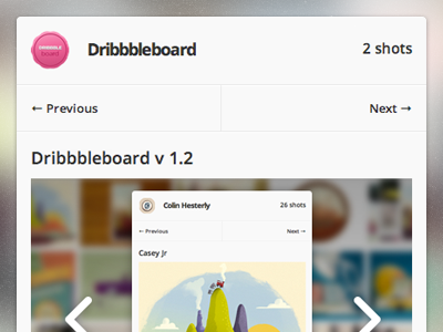 Dribbbleboard updated!