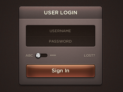 login form examples designs user inspiration interface designmodo example shmidt sergey website dribbble dark