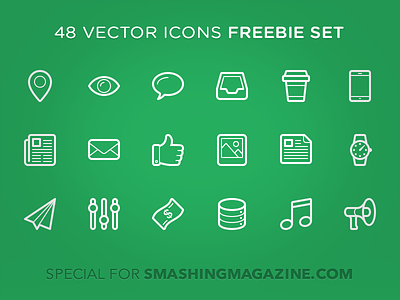 Linecons - 48 outline icons