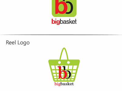 Redesigning of bigbasket logo logodesign