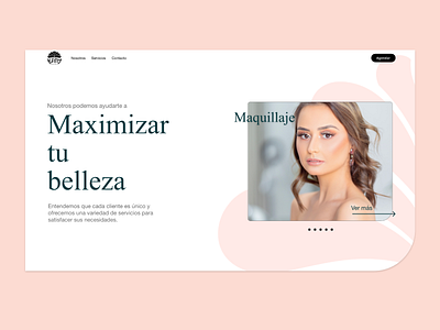 Spa Website UI UX adobe xd design spa ui ux web website