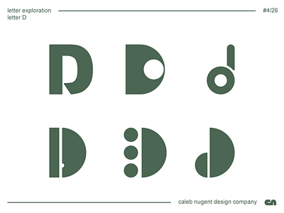 Letter D Spread