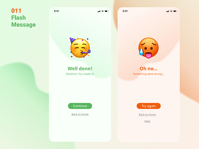 011 flash message daily ui ui uichallenge