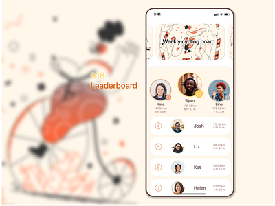 018 leaderboard dailyui design uichallenge