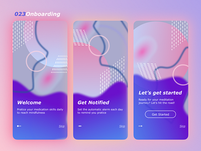 023 Onboarding daily ui dailyui design onboarding ui uichallenge