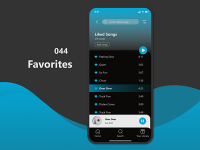 044 Favorites daily ui dailyui favorites ui uichallenge