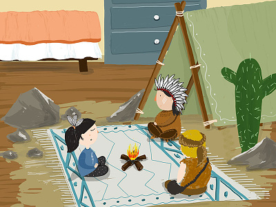 Hayallerini Meslek Secenler camp character design childrens book final kultur sanat illustration