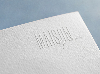 MAISON GRANDE brand identity branding logo typogaphy