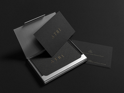 ATRI I BUSINESS CARD brand design brand identity brandguide branding businesscard illustration logo packaging typogaphy