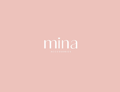 MINA accessories brand design brand identity brandguide branding design fashion illustration logo packaging typogaphy