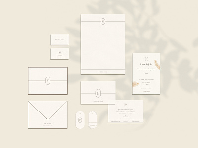 JOIE DES ROSES box brand identity brandguide branding design envelope fashion logo packaging typogaphy