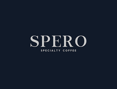 SPERO SPECIALTY COFFEE brand design brand identity brandguide branding coffee coffeeshop design illustration logo typogaphy