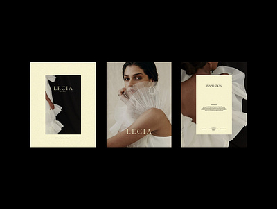 LECIA BRIDAL brand design brand identity brandguide branding bridal design illustration logo typogaphy