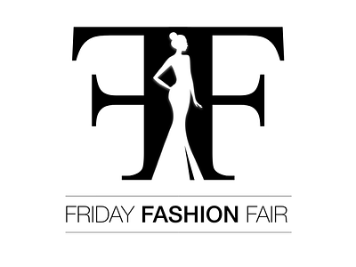 Logo for "Friday Fashion Fair" app brand branding clean design design art fashion fashion brand fashion design flat icon logo logodesign marketing mobile trend typography ui vector