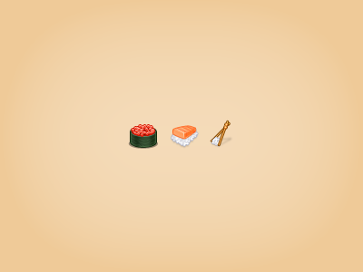 Sushi icons sushi