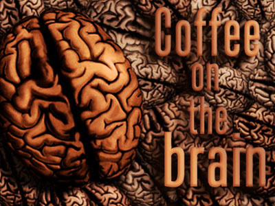 Coffee On The Brain brain brown coffee