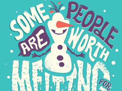 Olaf disney frozen hand drawn hand lettering lettering olaf typography