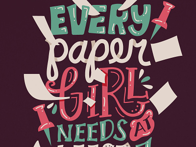 Paper Girl hand lettering john green lettering nerdfighters paper towns typography