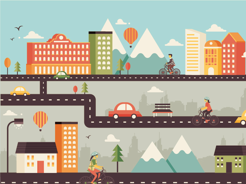 Bike Safety by Risa Rodil on Dribbble