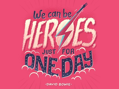 David Bowie david bowie lettering tribute art typography