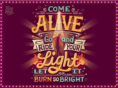 Come Alive circus come alive greatest showman lettering musical retro the greatest showman typography vintage