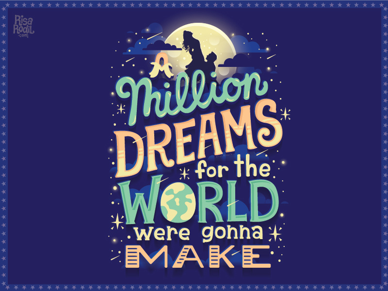 A Million Dreams designs, themes, templates and downloadable graphic ...