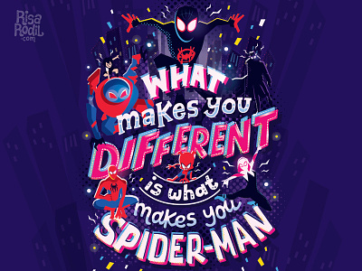 What's up danger gwen stacy hand lettering handwritten type illustration lettering marvel miles morales spidergwen spiderham spiderman spiderverse spiderwoman typography