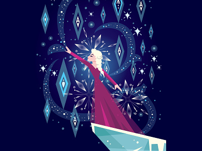 Into the Unknown 2 character design disney elsa frozen frozen 2 hand lettering handwritten type illustration lettering snow snow queen typography winter