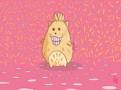 Happy Hamster | Illustration digital digital art illustration