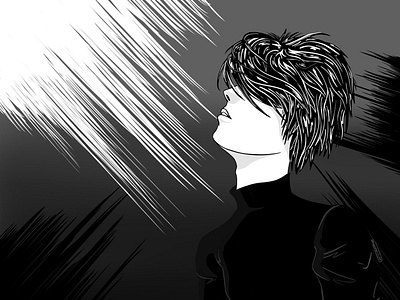 Finding the Light digital digital art illustration inking manga