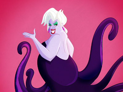 Ursula - Sea Witch digital digital art disney illustration photoshop art
