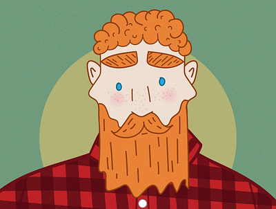 The Lumberjack digital digital art digital illustration illustration