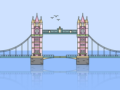 London bridge blend design illustration london bridge photo photoshop picture